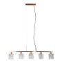 Italux Simona PND-40814-5-HBR Visilica 5x40W/E14 IP20
