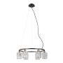 Italux Simona PND-40814-6-BK-HBR Visilica 6x40W/E14 IP20
