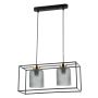 Italux SINELLA PND-23231-2-BK+SG Visilica 2x40W/E27 IP20