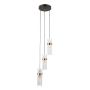Italux Taraso PND-40760-3-BK-HBR Visilica 3x40W/E14 IP20