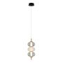 Italux Testa PND-84938-3-BK Visilica 1x12W/LED 3000K 790lm IP20