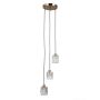 Italux Torno PND-40813-3R-HBR Visilica 3x40W/E14 IP20
