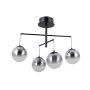 Italux Velada PND-34381-4-BK Visilica 4x20W/LED 3000K 1810lm IP20