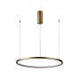 Italux Vinola PND-56135B-060RPP-GD-3KS4K-TRDIMM Visilica 1x38W/LED 3000K|4000K 3040lm IP20