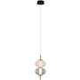 Italux Testa PND-84938-2-BK Visilica 1x8W/LED 3000K 500lm IP20