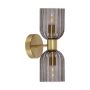 Light Prestige Piega LP-939/2W smoked Zidna svjetiljka 2x10W/E14 IP20