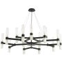 Step Into Design CANDELA DN1505-15 black Luster 30x10W/G9 IP20