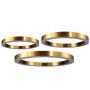 Step Into Design CIRCLE 3in1 ST-8848-60+60+80 brass Visilica 3x85W/LED 3000K 8075lm IP20