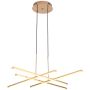 Step Into Design CRISS CROSS ST-MD240406-4 gold Visilica 4x48W/LED 3000K 2880lm IP20