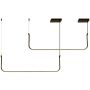 Step Into Design MINIMA MP0095-2 Visilica 2x20W/LED 3000K 1500 lm x 2 IP20