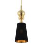 Step Into Design QUEEN MP-8846-18 black gold Visilica 2x60W/E27 IP20
