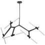 Step Into Design STICKS ST-1001-10 black Stropna svjetiljka 10x20W/G9 IP20