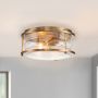 Quintiesse ASHLAND BAY QN-ASHLANDBAY-F-NBR-BATH Plafonjera 2x60W/E27 IP44