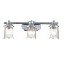 Quintiesse ASHLAND BAY QN-ASHLANDBAY3-PC-BATH Zidna svjetiljka 3x60W/E27 IP44