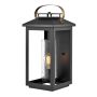 Quintiesse ATWATER QN-ATWATER-L-BK Zidna svjetiljka 1x60W/E27 IP44