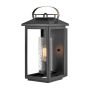 Quintiesse ATWATER QN-ATWATER-M-BK Zidna svjetiljka 1x60W/E27 IP44