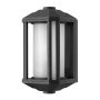 Quintiesse CASTELLE QN-CASTELLE-S-BLK Zidna svjetiljka 1x60W/E27 IP44