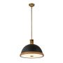 Quintiesse Doral QN-DORAL-P-M-BK lampa wisząca 2x60W/E27 IP20