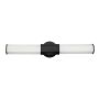Quintiesse FACET QN-FACET-LED2-BK-BATH Zidna svjetiljka 2x12W/LED 3000k 2160LM IP44
