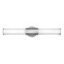 Quintiesse FACET QN-FACET-LED2-PC-BATH Zidna svjetiljka 2x12W/LED 3000k 2160LM IP44