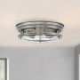 Quintiesse HADRIAN QN-HADRIAN-FS-AN-CLEAR Plafonjera 2x40W/E27 IP44