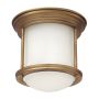 Quintiesse HADRIAN QN-HADRIAN-MINI-F-BR-OPAL Plafonjera 1x60W/E27 IP44