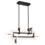 Quintiesse Inizio QN-INIZIO-LP-S-BK Stropna svjetiljka 1x46W/LED 3000K 2086lm IP20