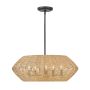 Quintiesse Luca QN-LUCA-5P-M-BK-CAM lampa wisząca 5x40W/E14 IP20