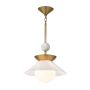 Quintiesse Saucer QN-SAUCER-1P-M-AB-OPAL lampa wisząca 1x40W/E27 IP20