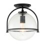 Quintiesse SOMERSET QN-SOMERSET-F-C-BK Stropna svjetiljka 1x60W/E27