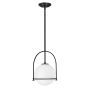 Quintiesse SOMERSET QN-SOMERSET-P-O-BK Visilica 1x60W/E27