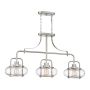 Elstead Lighting QUOIZLE QZ-TRILOGY-ISLE-BN Luster 3x60W/E27