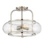 Elstead Lighting QUOIZLE QZ-TRILOGY-SFM-BN Stropna svjetiljka 3x60W/E27
