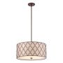 Quoizel BROWN LATTICE QZ-BROWN-LATTICE-P-L Visilica 4x60W/E27