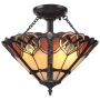 Quoizel CAMBRIDGE QZ-CAMBRIDGE-SF Stropna svjetiljka 2x60W/E27