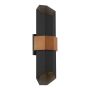 Quoizel Chasm QZ-CHASM-L-BKW kinkiet 2x9.5W /LED  IP44