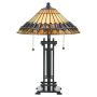 Quoizel CHASTAIN QZ-CHASTAIN-TL Stolna svjetiljka 2x60W/E27