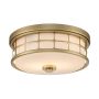 Quoizel Guardian QZ-GUARDIAN-F-PNBR plafon sufitowy 2x60W/E27  IP44