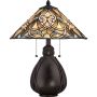 Quoizel INDIA QZ-INDIA-TL Stolna svjetiljka 2x75W/E27
