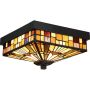 Quoizel INGLENOOK QZ-INGLENOOK-F Plafonjera 2x60W/E27 IP44