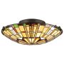 Quoizel Reed QZ-REED-F-VB plafon 2x60W/E27 IP20