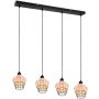 Trio BORKA R31264036 Visilica 4x40w/e27 ip20