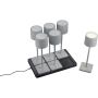 Trio FERNANDEZ R54096677 Stolna svjetiljka 6x1w/led 2700+4000+6000k 130lm ip20