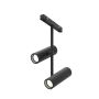 Maytoni Elti Duo TR005-2-2X12W3K-B Šinski reflektor 1x24W/LED 3000K 1463lm IP20