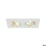 SLV NEW TRIA 1 SET 113891 Ugradbeno downlight svjetlo 2x14W/LED 2700K 1160LM IP20