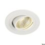 SLV NEW TRIA 1 SET 113901 Ugradbeno downlight svjetlo 1x8W/LED 3000K 700LM IP20