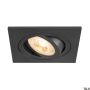 SLV NEW TRIA 1007378 Ugradbeno downlight svjetlo 1x10W/GU10 IP20