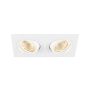 SLV NEW TRIA® 1008511 Ugradbeno downlight svjetlo 2x13.6W/LED 2700K 1220lm
