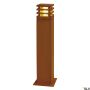 SLV RUSTY 229421 Stojeca svjetiljka 1x11W/E27 IP55
