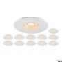 SLV UNIVERSAL DOWNLIGHT 1007272 Ugradbeno downlight svjetlo 1x8W/LED 2700K|3000K|4000K|6500K 560lm|610lm|680lm|640lm ip20_ip65